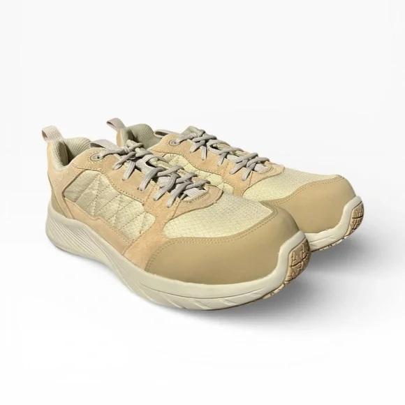 🌻NEW w/Box Merrell Work Alpine CF Sand Carbon Fiber Safety Toe Sneaker Men 9.5